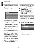 Preview for 62 page of Toshiba RL83* Digital Series Owner'S Manual