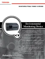 Preview for 1 page of Toshiba RMTI-EMD-HT Brochure & Specs