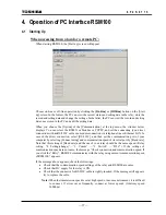 Предварительный просмотр 18 страницы Toshiba RSM 100 Instruction Manual