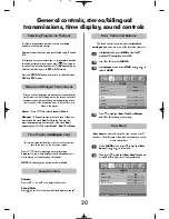 Preview for 20 page of Toshiba RV55* Digital Series Owner'S Manual