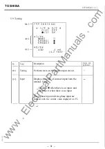 Preview for 14 page of Toshiba S2E21 Instruction Manual