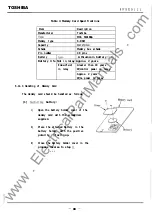 Preview for 21 page of Toshiba S2E21 Instruction Manual