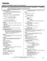 Toshiba S300M-EZ2401 Specifications preview