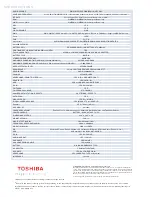 Preview for 2 page of Toshiba S60 MES-G60 Specifications