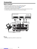 Предварительный просмотр 20 страницы Toshiba S9 - TDP S9 - DLP Projector Owner'S Manual