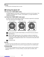 Предварительный просмотр 22 страницы Toshiba S9 - TDP S9 - DLP Projector Owner'S Manual