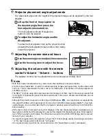 Предварительный просмотр 24 страницы Toshiba S9 - TDP S9 - DLP Projector Owner'S Manual