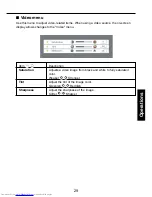 Предварительный просмотр 29 страницы Toshiba S9 - TDP S9 - DLP Projector Owner'S Manual