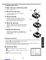 Предварительный просмотр 35 страницы Toshiba S9 - TDP S9 - DLP Projector Owner'S Manual