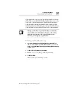 Preview for 121 page of Toshiba Satellite 110 Series User Manual