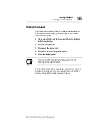 Preview for 125 page of Toshiba Satellite 110 Series User Manual