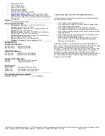 Предварительный просмотр 2 страницы Toshiba Satellite 1110-S153 Specification Sheet