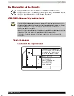 Preview for 3 page of Toshiba Satellite 1130 Series User Manual