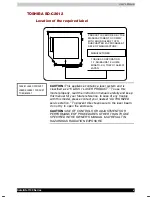 Preview for 5 page of Toshiba Satellite 1130 Series User Manual