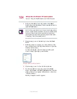 Предварительный просмотр 104 страницы Toshiba Satellite 1200 User Manual