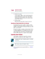 Предварительный просмотр 144 страницы Toshiba Satellite 1200 User Manual