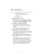 Предварительный просмотр 194 страницы Toshiba Satellite 1200 User Manual