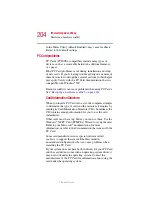 Предварительный просмотр 204 страницы Toshiba Satellite 1200 User Manual