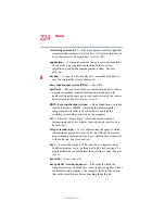 Предварительный просмотр 224 страницы Toshiba Satellite 1200 User Manual