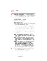 Предварительный просмотр 234 страницы Toshiba Satellite 1200 User Manual