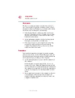 Preview for 42 page of Toshiba Satellite 1410 Series User Manual