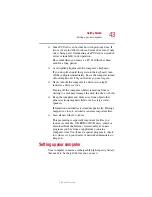 Preview for 43 page of Toshiba Satellite 1410 Series User Manual