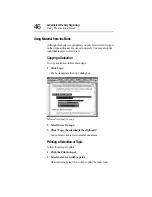 Preview for 45 page of Toshiba Satellite 200 Series User Manual