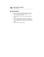 Preview for 116 page of Toshiba Satellite 200 Series User Manual