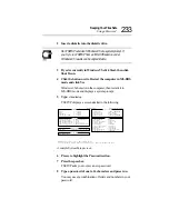 Preview for 223 page of Toshiba Satellite 200 Series User Manual