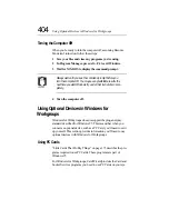 Preview for 377 page of Toshiba Satellite 200 Series User Manual