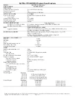 Toshiba Satellite 2065CDS Specifications preview