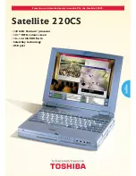 Toshiba Satellite 220CS Brochure preview