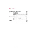 Preview for 22 page of Toshiba Satellite 2400 User Manual