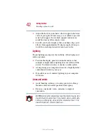 Preview for 42 page of Toshiba Satellite 2400 User Manual