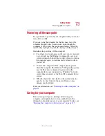 Preview for 73 page of Toshiba Satellite 2400 User Manual