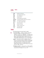 Preview for 276 page of Toshiba Satellite 2400 User Manual