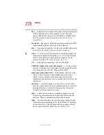 Preview for 278 page of Toshiba Satellite 2400 User Manual