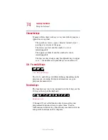 Предварительный просмотр 74 страницы Toshiba Satellite 2410 Series User Manual