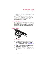 Предварительный просмотр 175 страницы Toshiba Satellite 2410 Series User Manual