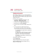 Предварительный просмотр 202 страницы Toshiba Satellite 2410 Series User Manual