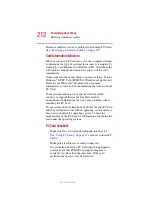 Предварительный просмотр 212 страницы Toshiba Satellite 2410 Series User Manual