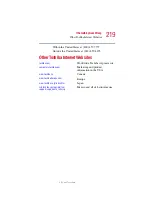 Предварительный просмотр 219 страницы Toshiba Satellite 2410 Series User Manual