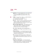 Предварительный просмотр 234 страницы Toshiba Satellite 2410 Series User Manual