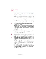 Предварительный просмотр 240 страницы Toshiba Satellite 2410 Series User Manual