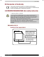 Preview for 3 page of Toshiba Satellite 2430 User Manual