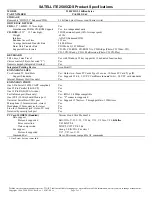 Preview for 2 page of Toshiba Satellite 2505CDS Specifications