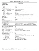 Preview for 2 page of Toshiba Satellite 2515CDS Specifications