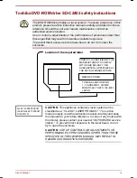 Preview for 3 page of Toshiba Satellite 2800 series User Manual