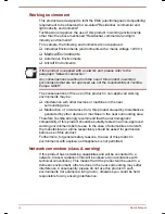 Preview for 4 page of Toshiba Satellite 30DVD User Manual