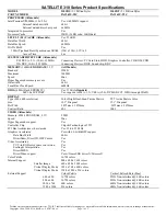 Toshiba Satellite 310CDS Specification Sheet preview